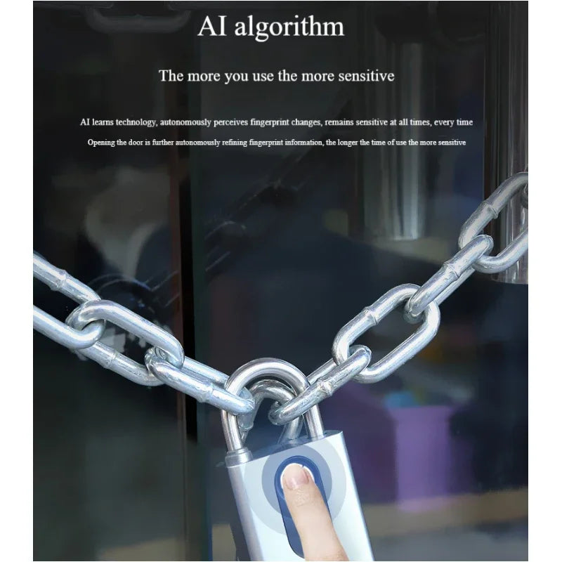 Smart Fingerprint Padlock Waterproof