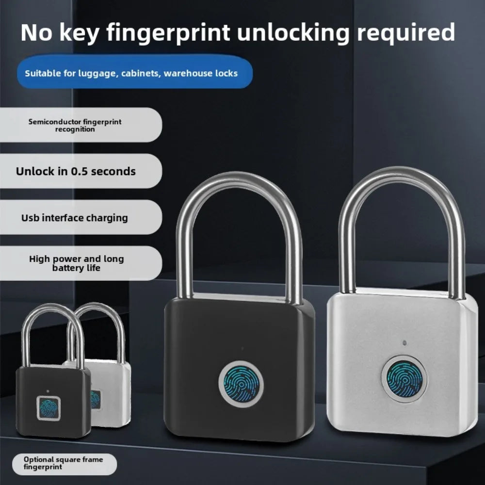 Keyless Smart USB Charging Fingerprint Lock
