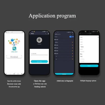 Smart Fingerprint Padlock Waterproof