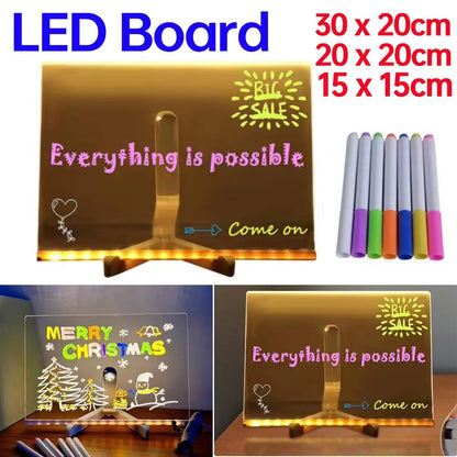 LED writing Board