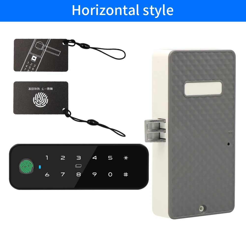 Tuya Bluetooth Smart Wood Cabinet Fingerprint Lock