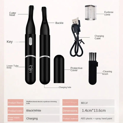 Detachable Electric Eyebrow Trimmer Multi-purpose