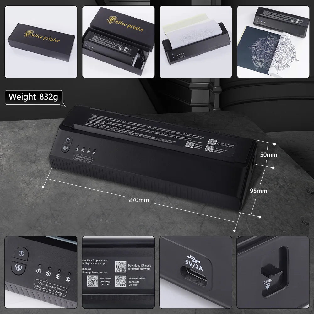Wireless Tattoo Printer