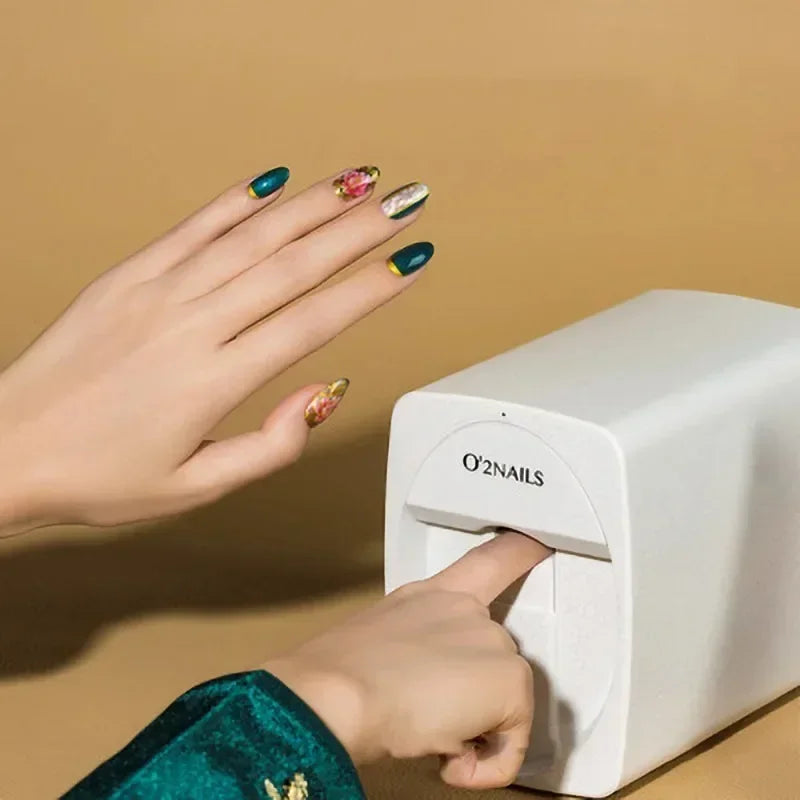 Portable 3D Painted Nail Printer with Cartridge